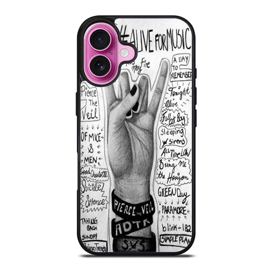 Band Collage Two iPhone Case Cover