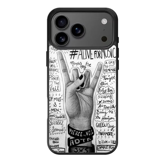 Band Collage Two iPhone 17 Pro Max Case