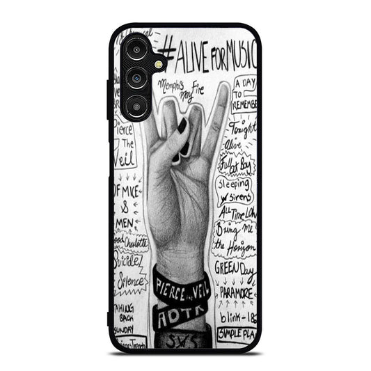 Band Collage Two Samsung A16 Case