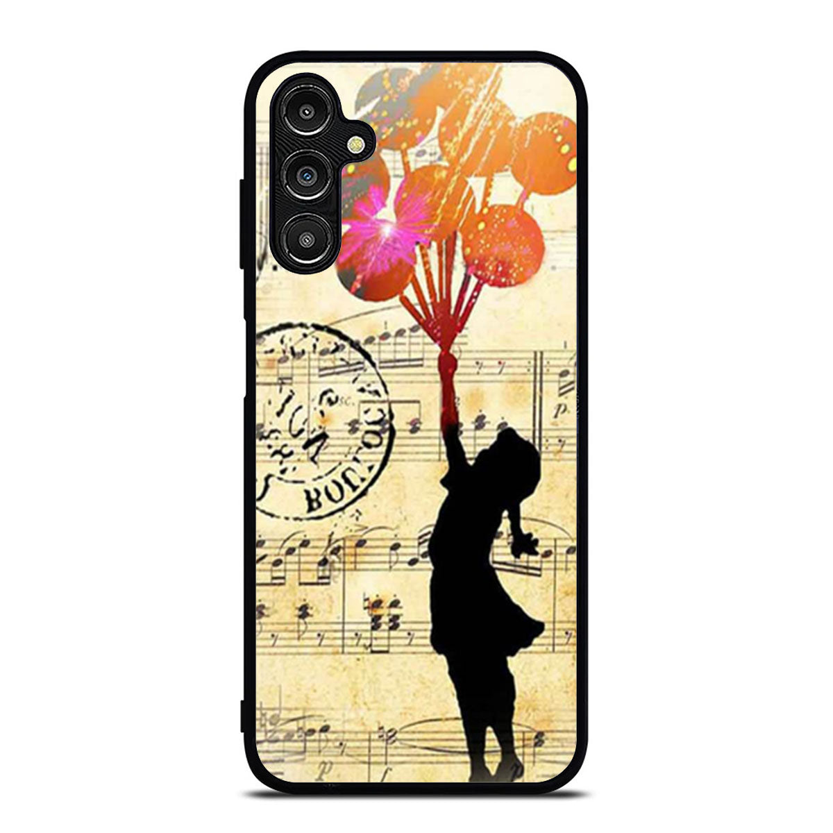 Banksy Balloon Girl Music Sheet Samsung A16 Case