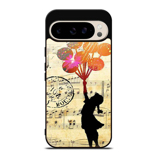 Banksy Balloon Girl Music Sheet Google Pixel 9 Pro Case