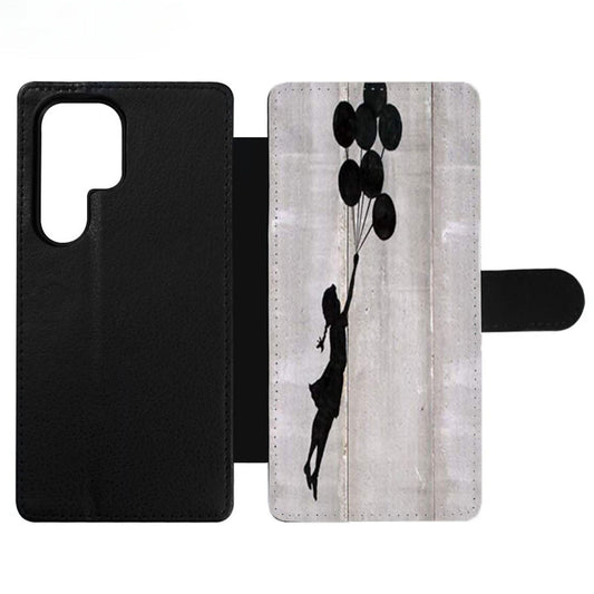 Banksy Balloon Girl Wallet Samsung Case