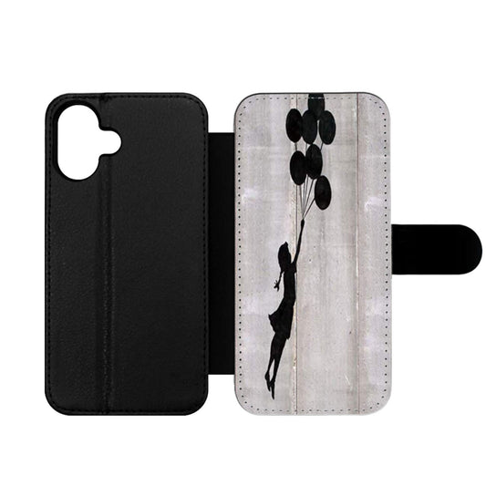 Banksy Balloon Girl Wallet iPhone Case