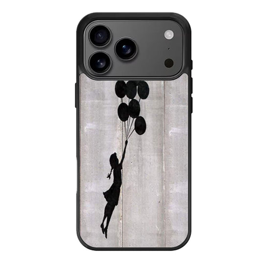 Banksy Balloon Girl iPhone 17 Pro Max Case