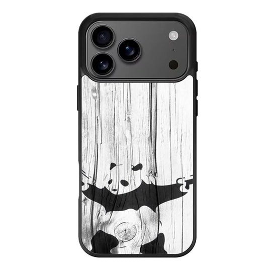 Banksy Graffiti Panda iPhone 17 Pro Max Case