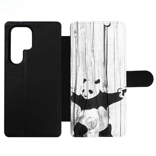 Banksy Graffiti Panda Wallet Samsung Case