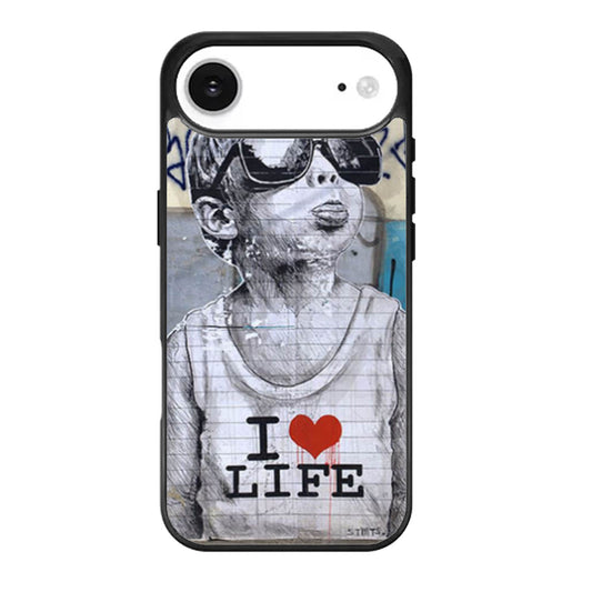 Banksy I Love my life iPhone Air Case