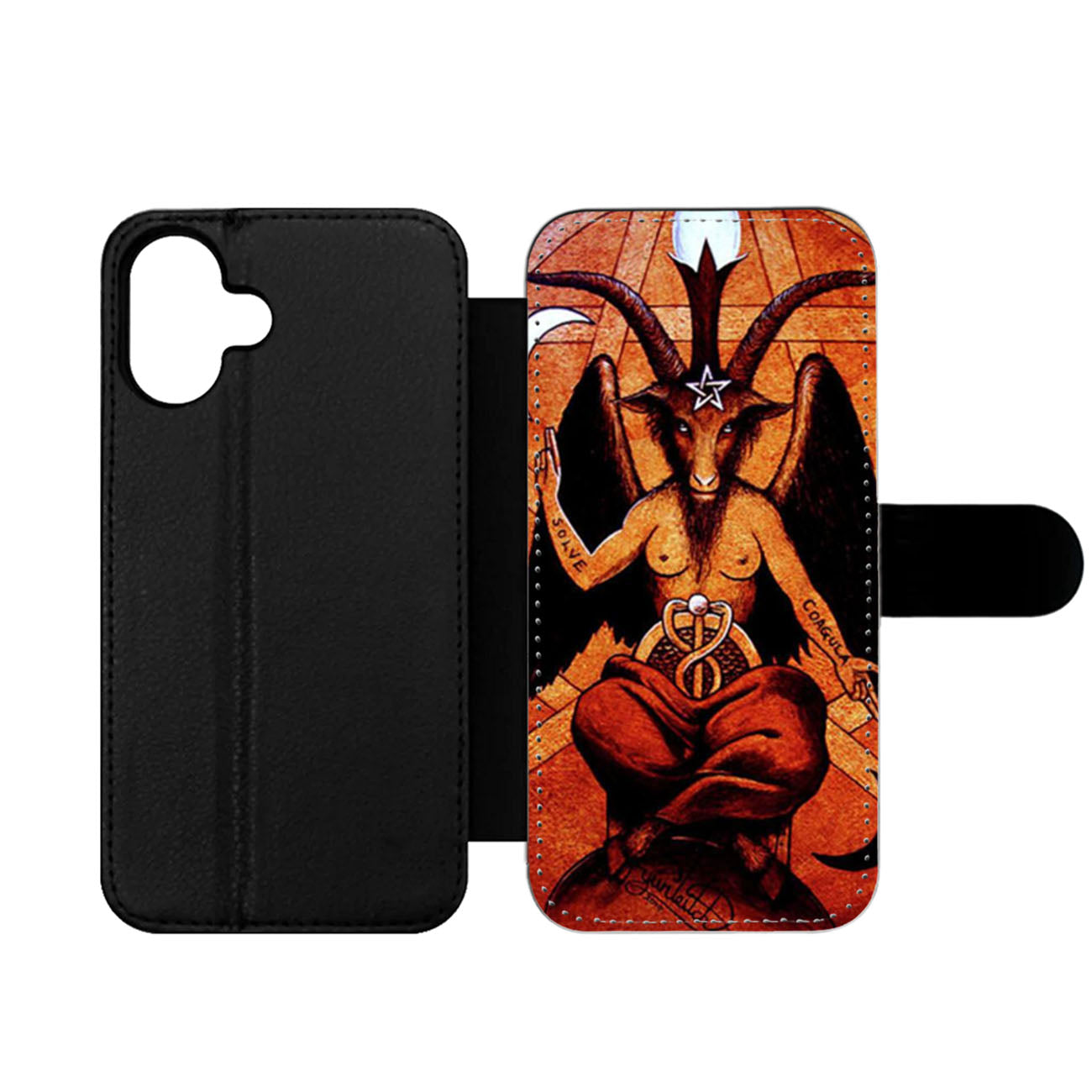 Baphomet Wallet iPhone Case
