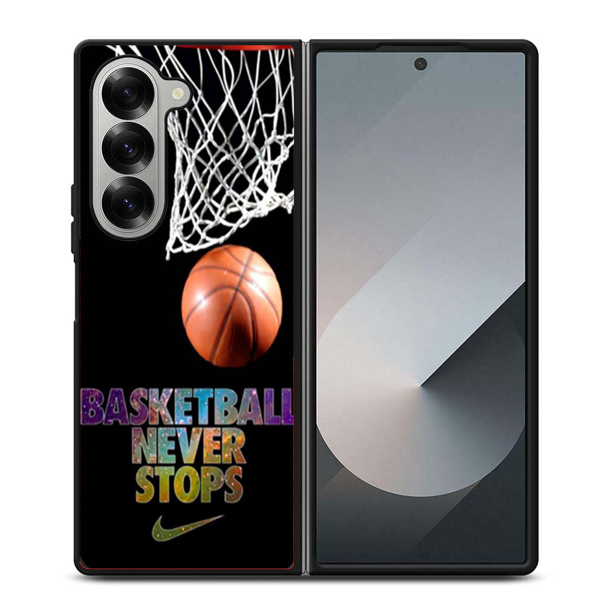 Basketball Never Stop Samsung Z Fold 6 Case