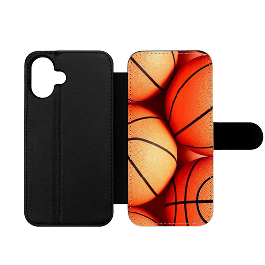 Basketballs Wallet iPhone Case
