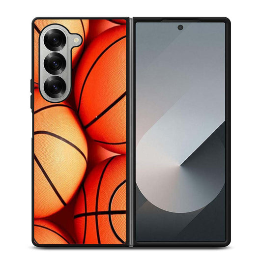 Basketballs Samsung Z Fold 6 Case