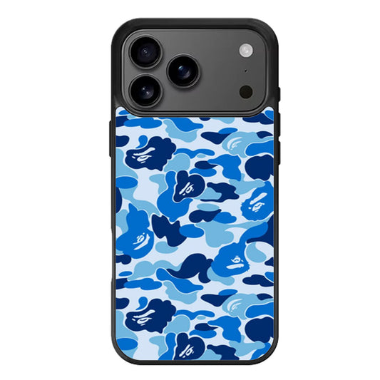 Bathing Ape Bape Blue Camo iPhone 17 Pro Max Case