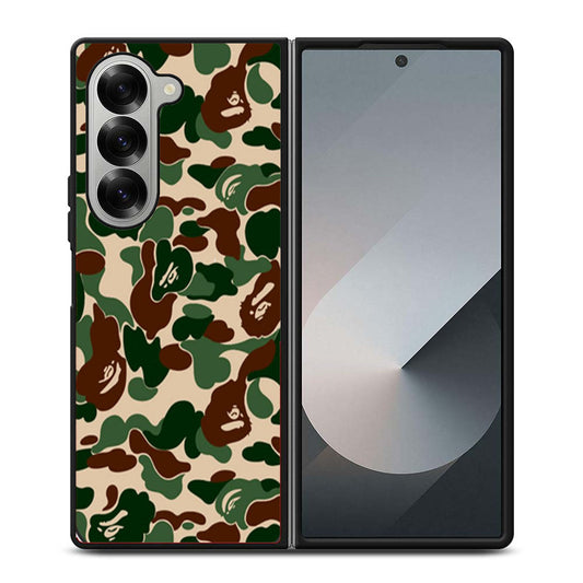 Bathing Ape Bape Camo Real Tree Samsung Z Fold 6 Case