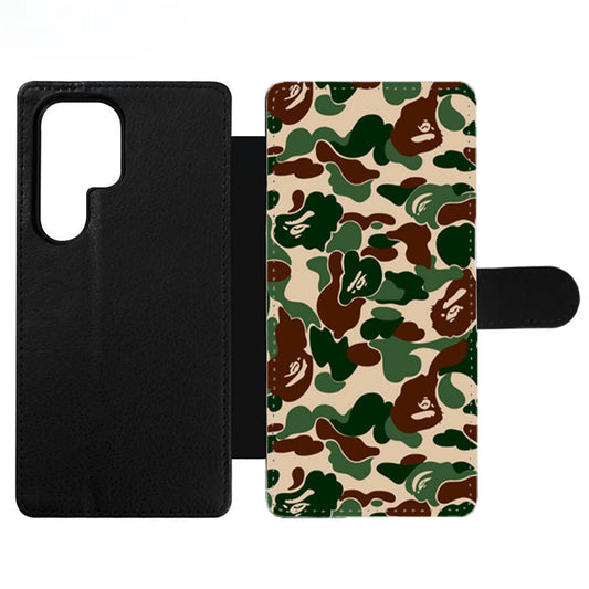 Bathing Ape Bape Camo Real Tree Wallet Samsung Case