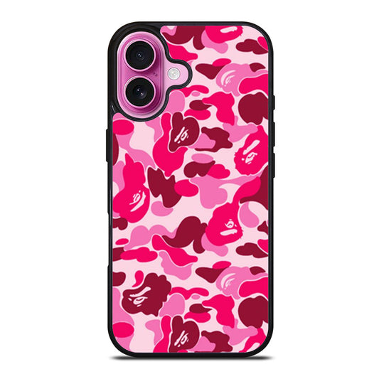 Bathing Ape Bape Pink Camo iPhone Case Cover