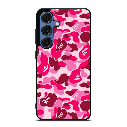 Bathing Ape Bape Pink Camo Samsung S25 Ultra Case