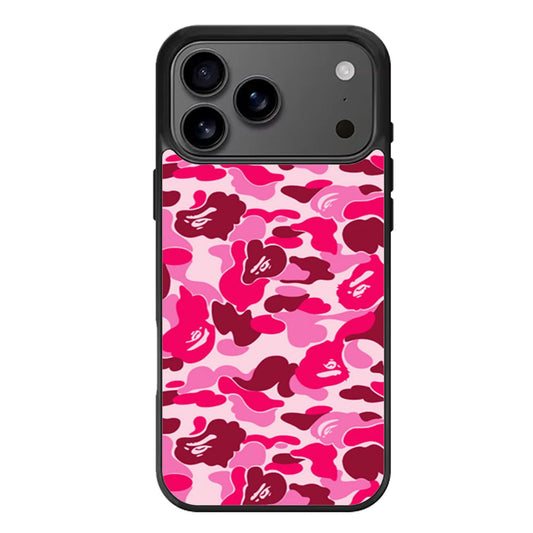 Bathing Ape Bape Pink Camo iPhone 17 Pro Max Case