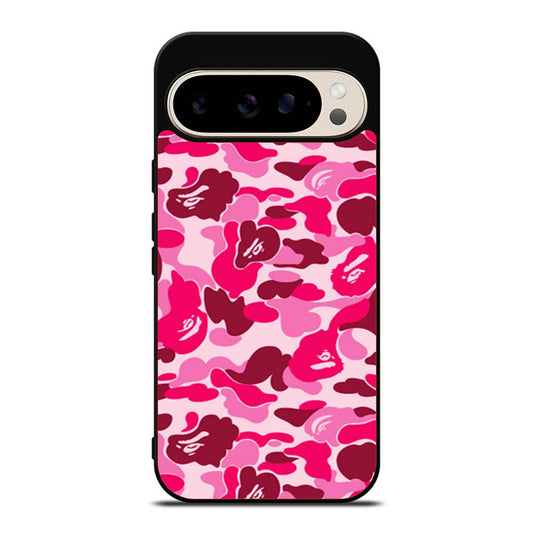 Bathing Ape Bape Pink Camo Google Pixel 9 Pro Case