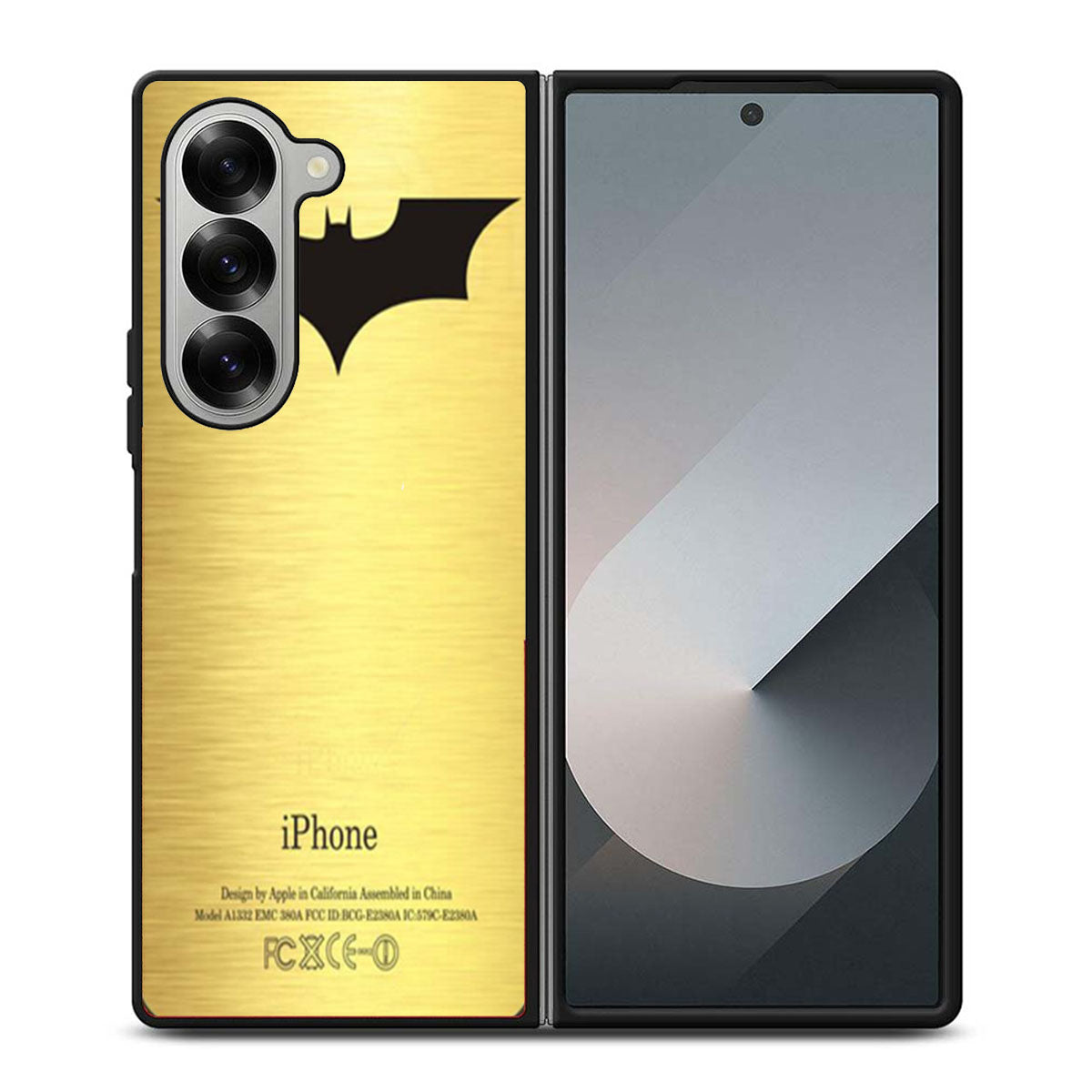 Batman Begins Logo Samsung Z Fold 6 Case