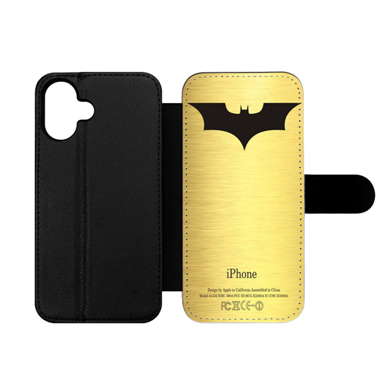 Batman Begins Logo Wallet iPhone Case