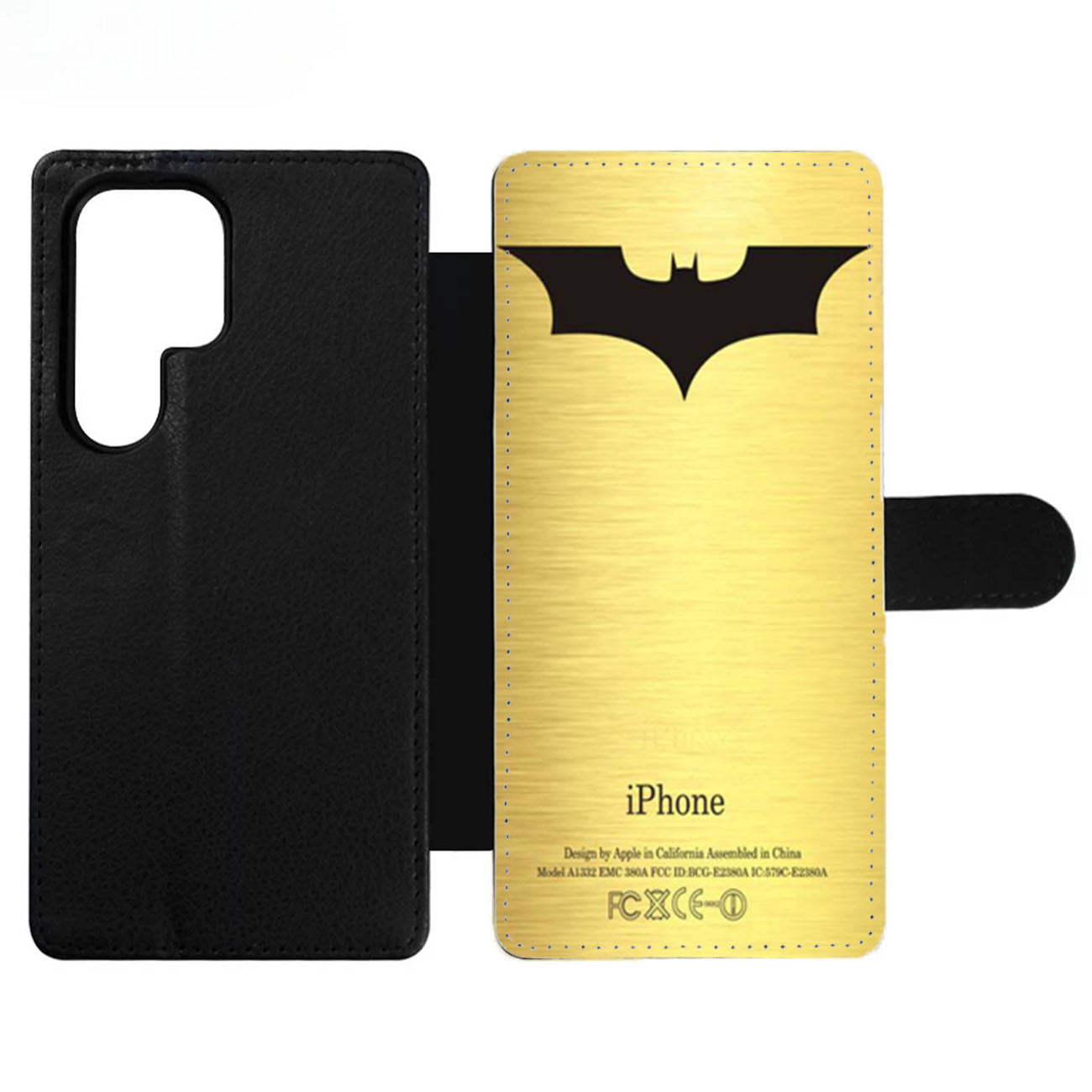 Batman Begins Logo Wallet Samsung Case