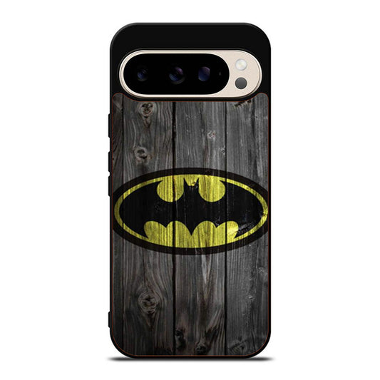 Batman Emblem Logo Wood Google Pixel 9 Pro Case
