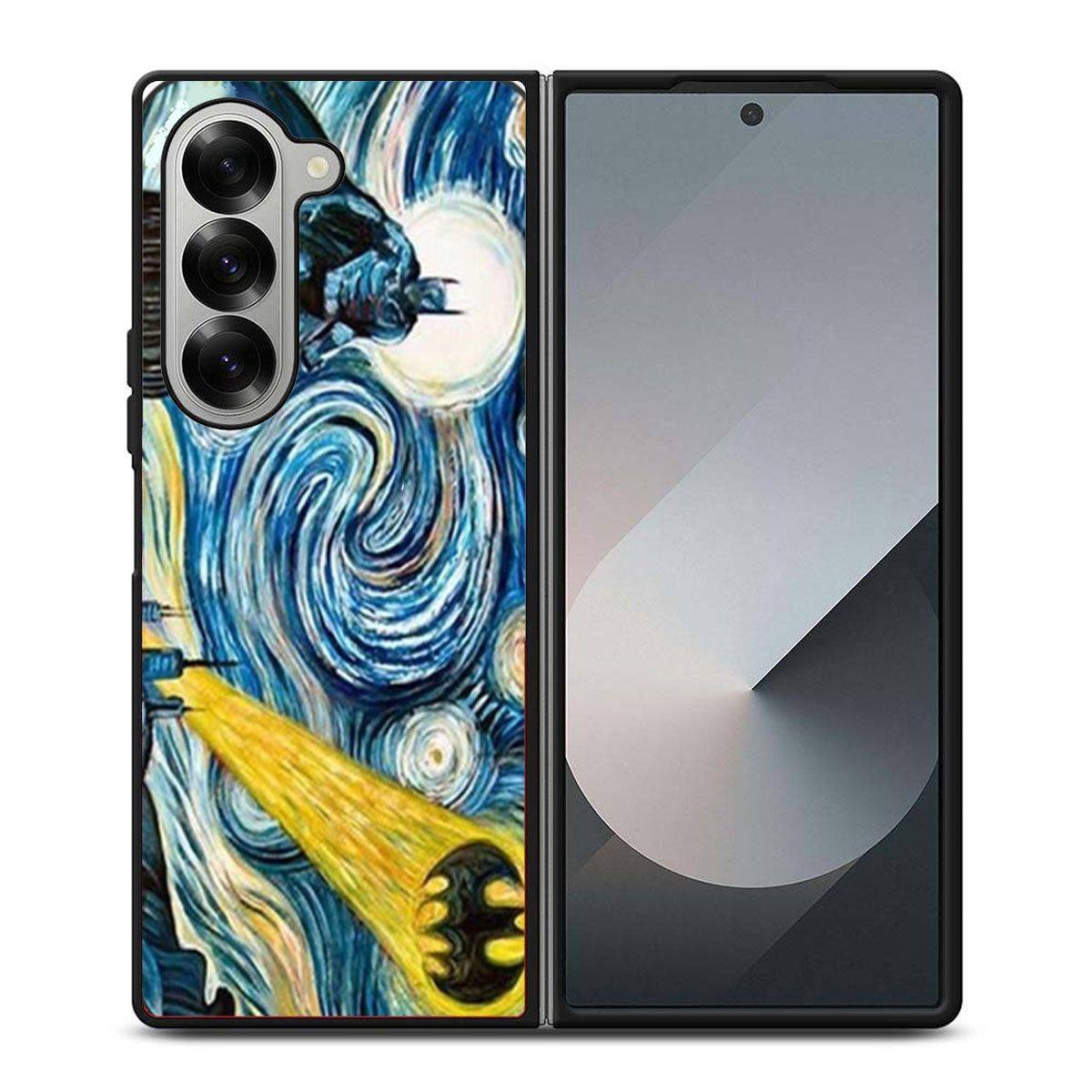 Batman Joker Starry Night Samsung Z Fold 6 Case