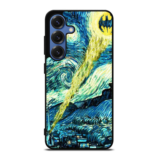 Batman Logo Starry Night Samsung S25 Ultra Case