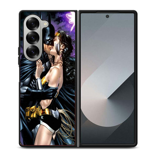 Batman Love Wonder Woman Samsung Z Fold 6 Case
