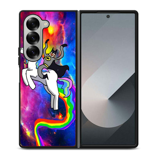 Batman Riding Unicorn Samsung Z Fold 6 Case