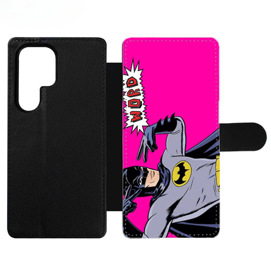 Batman Word Two Wallet Samsung Case