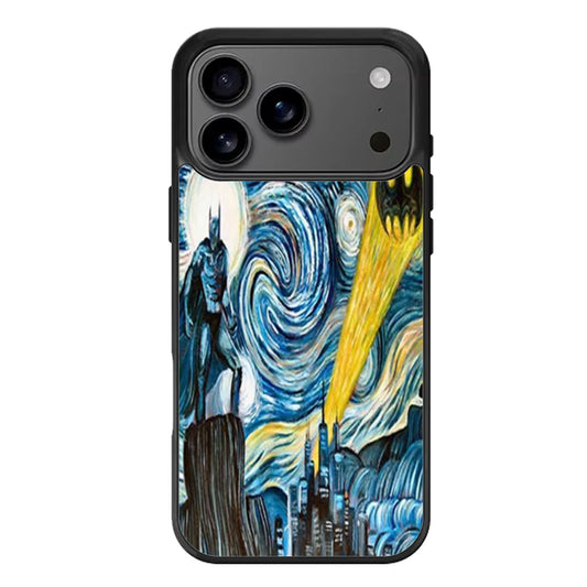 Batman invades Van Goghs iPhone 17 Pro Max Case