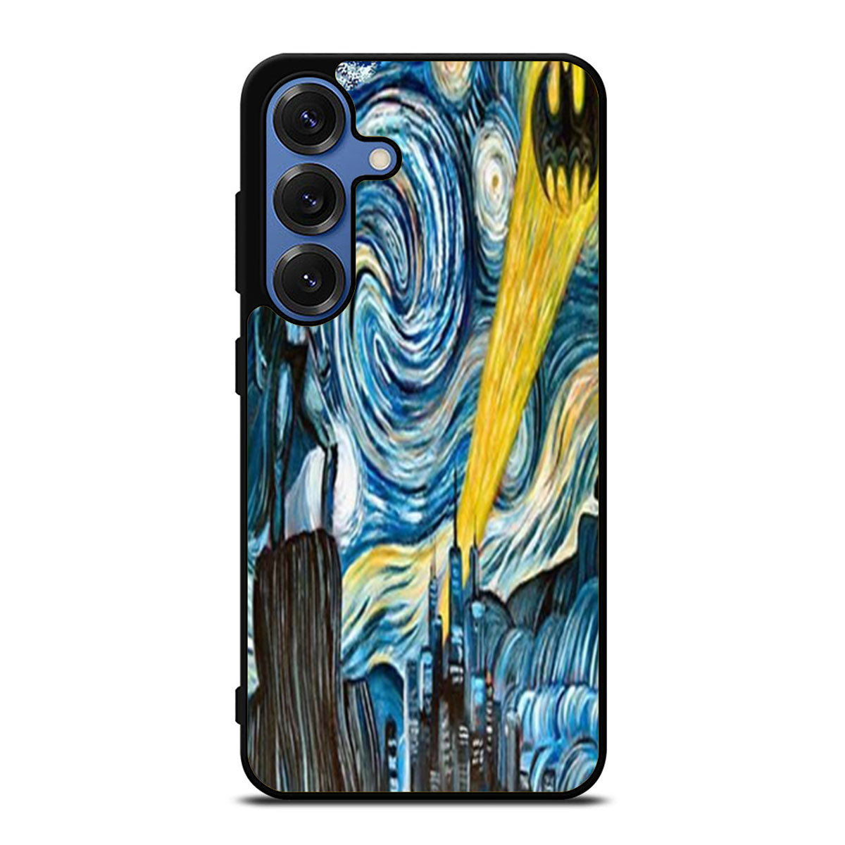Batman invades Van Goghs Samsung S25 Ultra Case