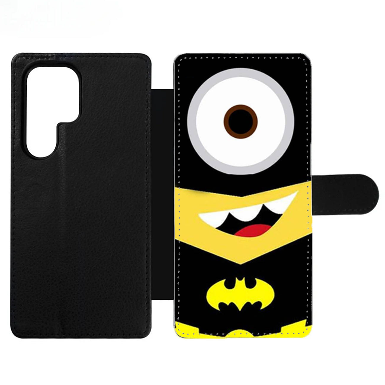 Batman with Mr Minions from Despicable Me Wallet Samsung Case