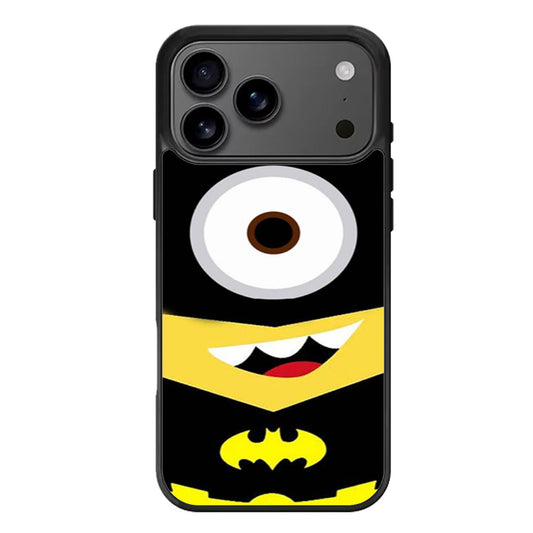 Batman with Mr Minions from Despicable Me iPhone 17 Pro Max Case