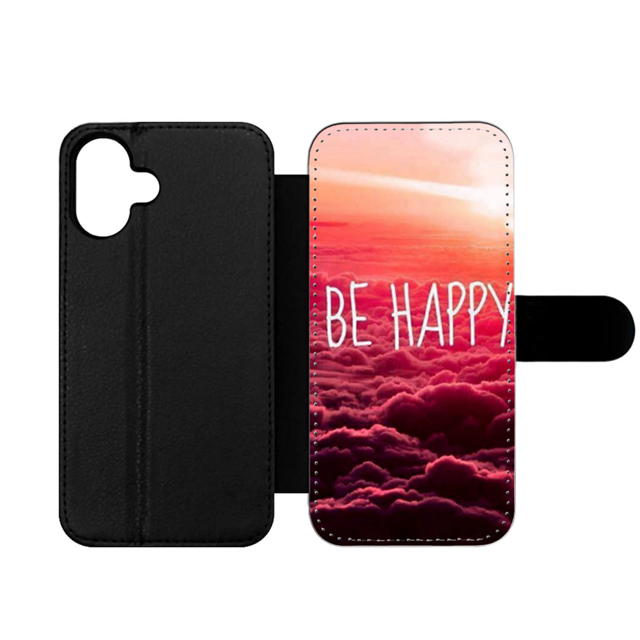 Be Happy Wallet iPhone Case