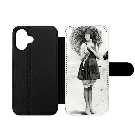 Beach Flapper Wallet iPhone Case