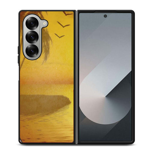 Beach Sunset Samsung Z Fold 6 Case