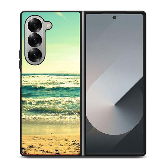 Beach Wave Summer Samsung Z Fold 6 Case