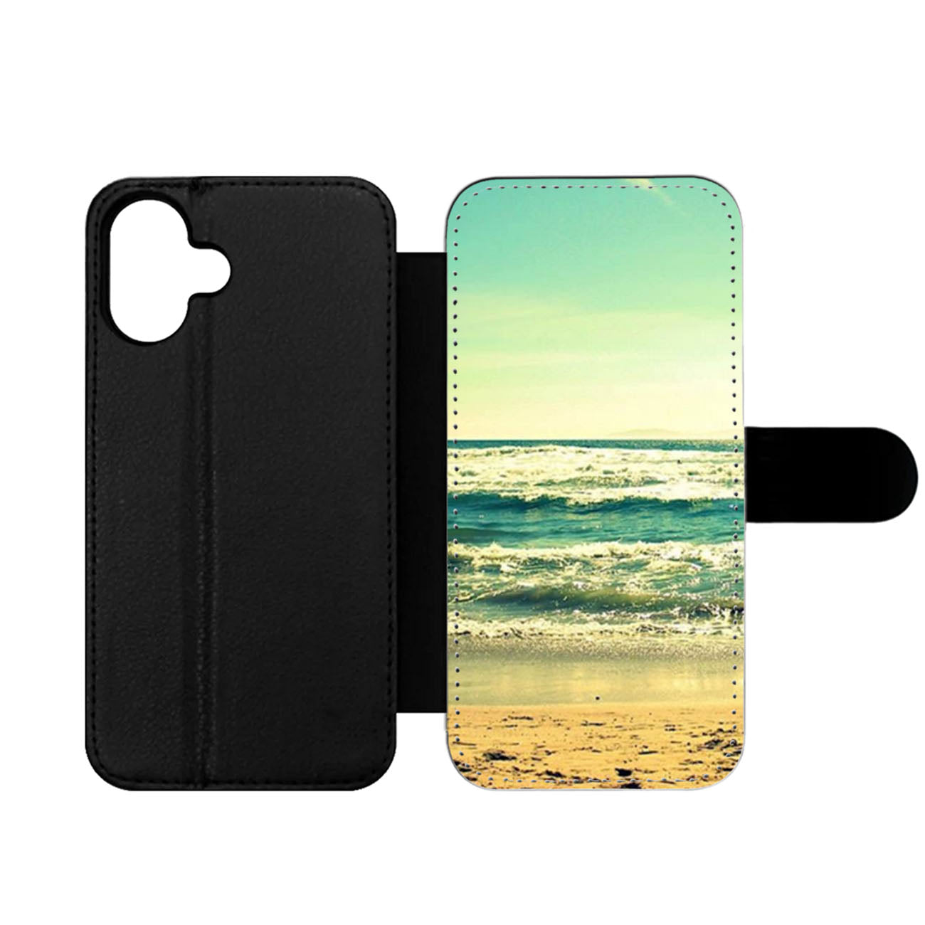 Beach Wave Summer Wallet iPhone Case