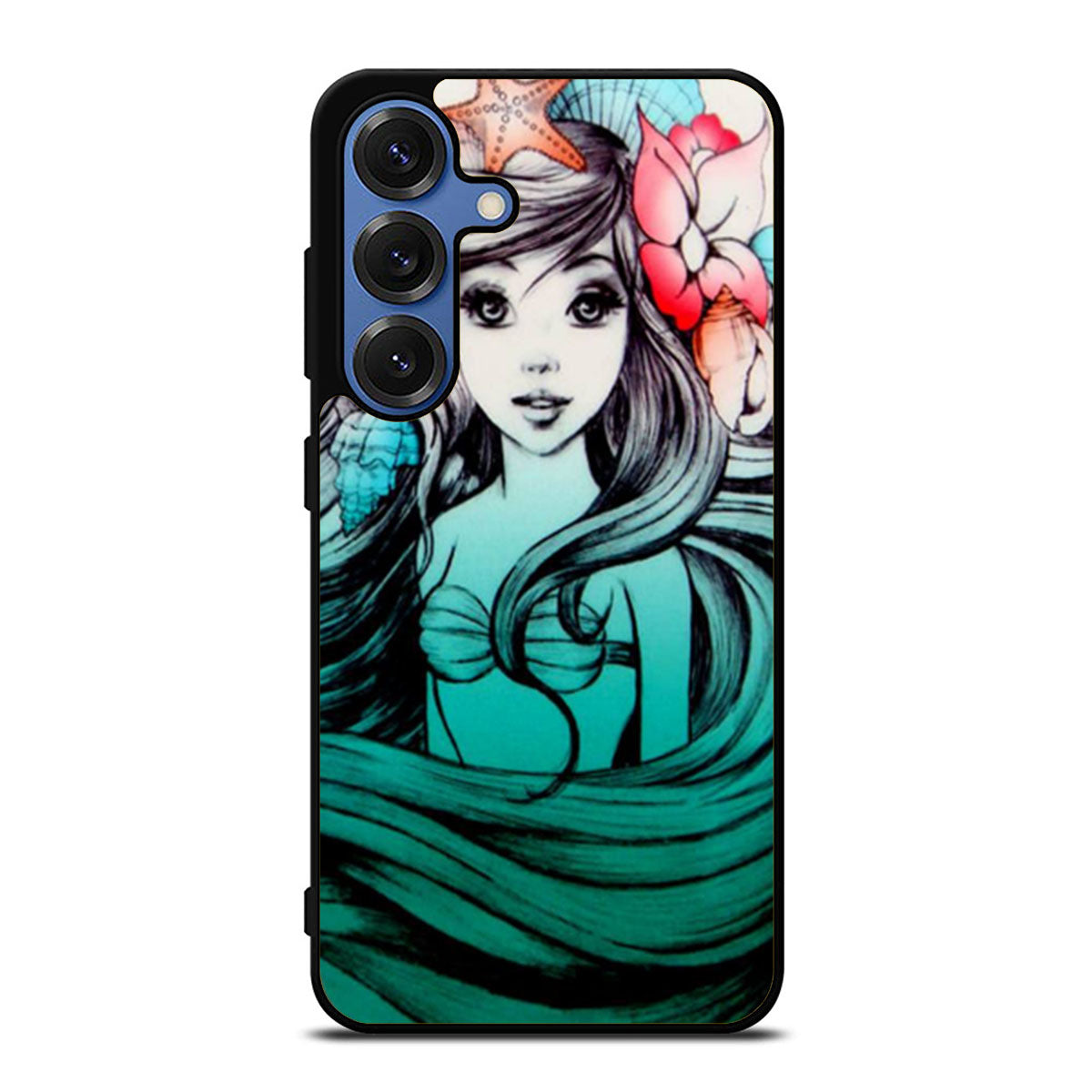 Beautiful Ariel Little Mermaid Disney Samsung S25 Ultra Case