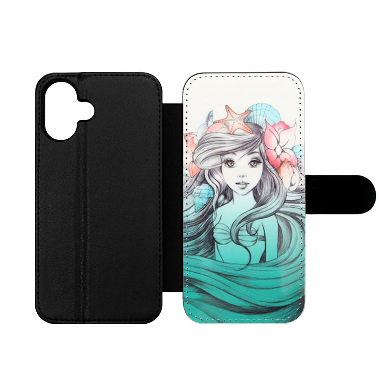 Beautiful Ariel The Little Mermaid  Wallet iPhone Case