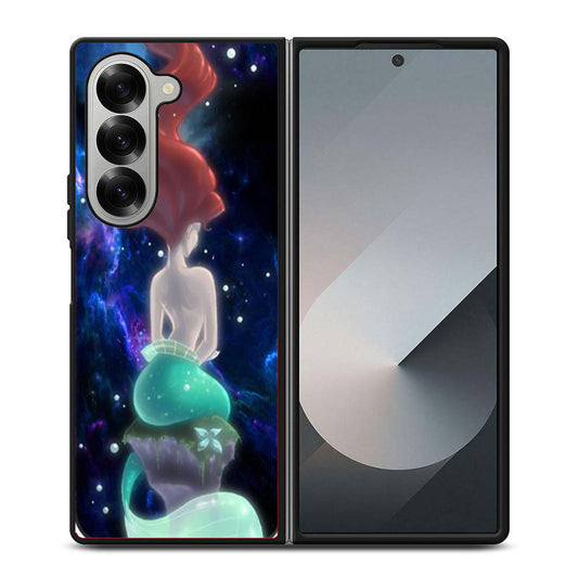 Beautiful Hair Ariel Little Mermaid Samsung Z Fold 6 Case