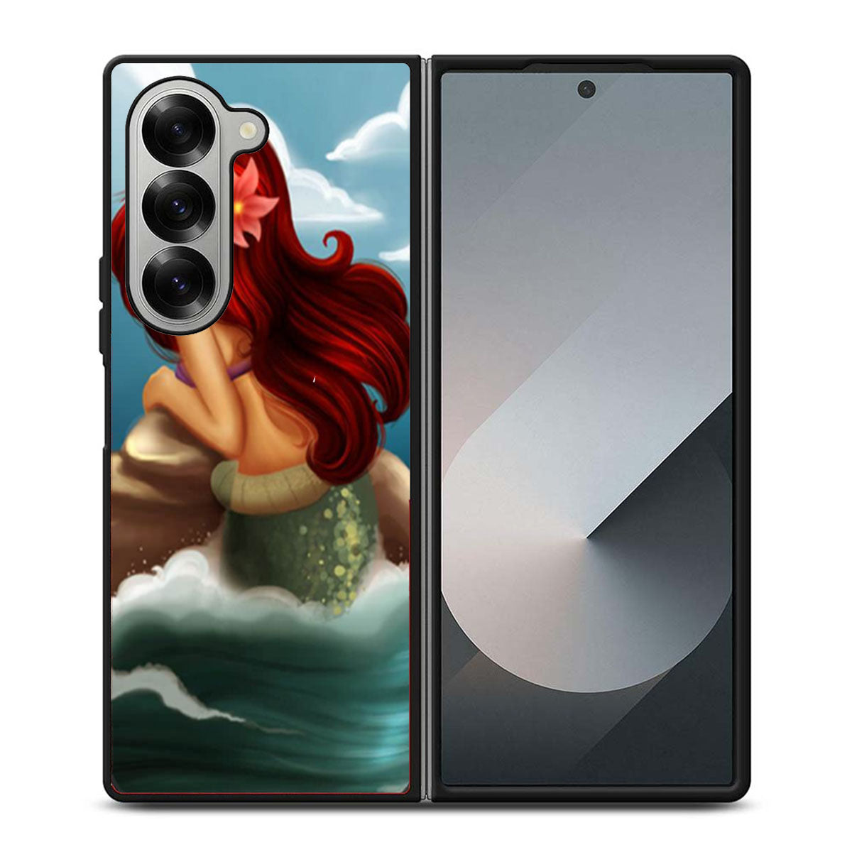 Beautiful Little Mermaid Samsung Z Fold 6 Case