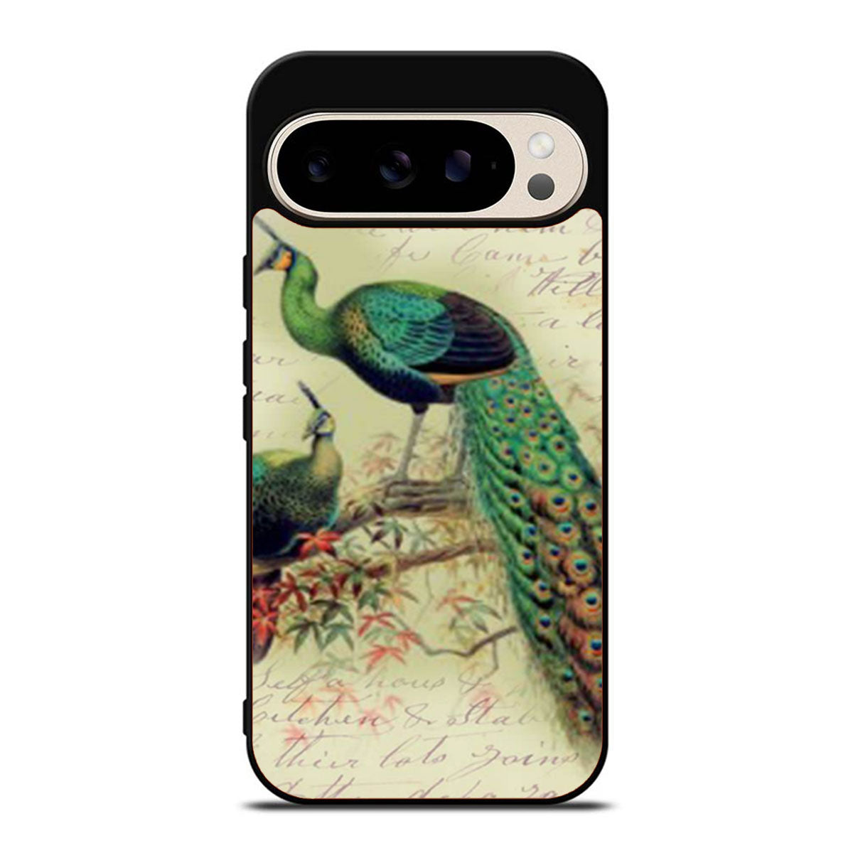 Beautiful Peacock Collage Google Pixel 9 Pro Case