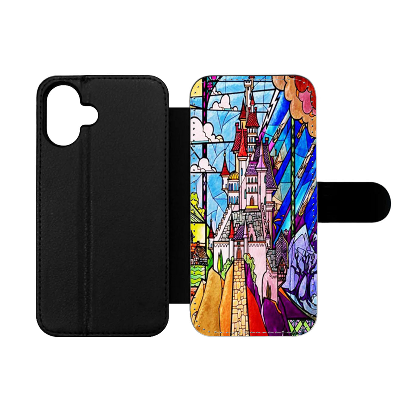Beauty And The Beast Castle Wallet iPhone Case