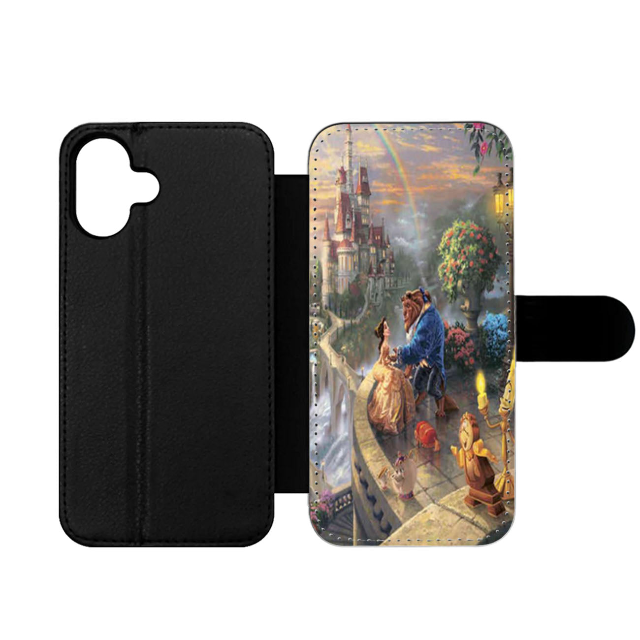 Beauty and The Beast Dancing Wallet iPhone Case