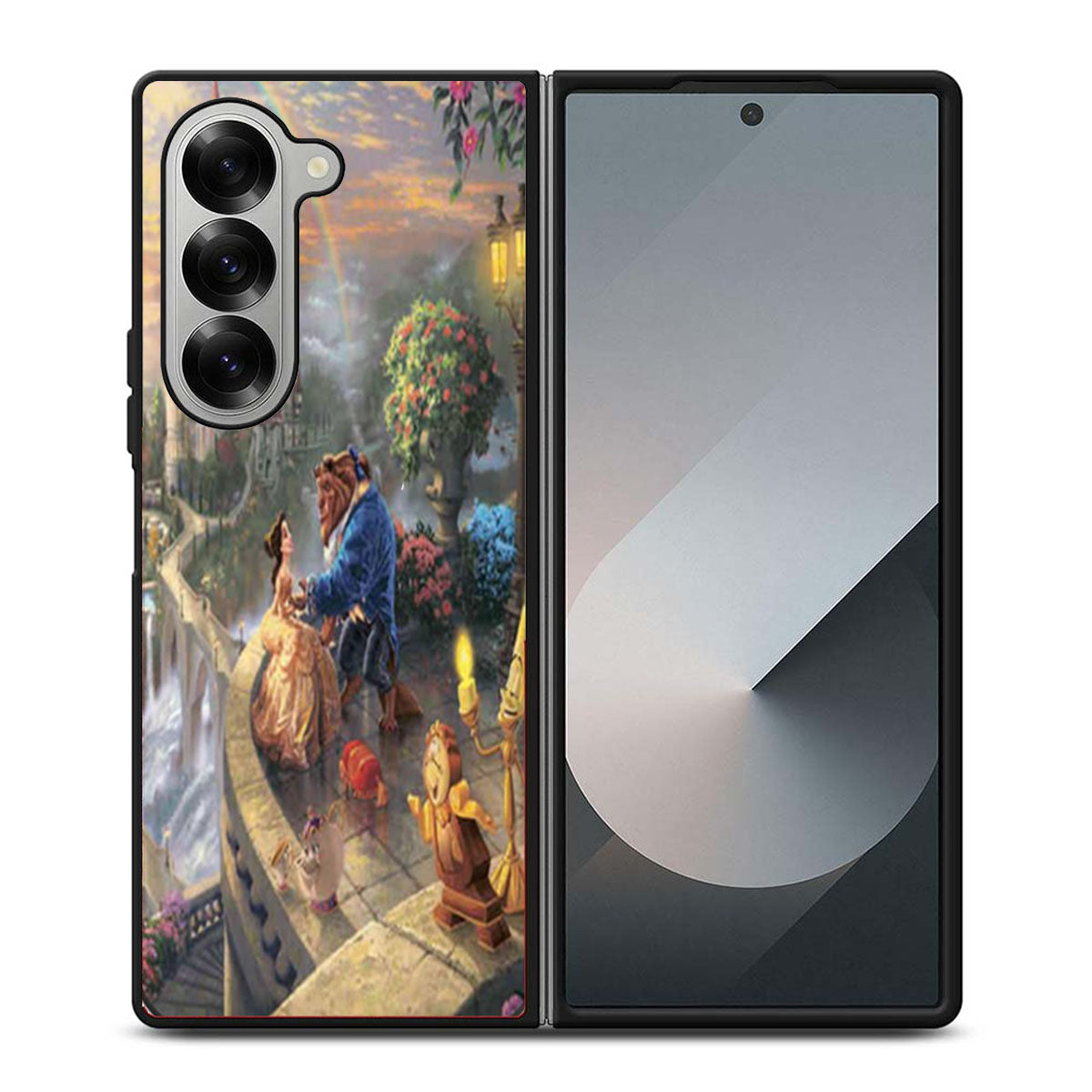 Beauty and The Beast Dancing Samsung Z Fold 6 Case