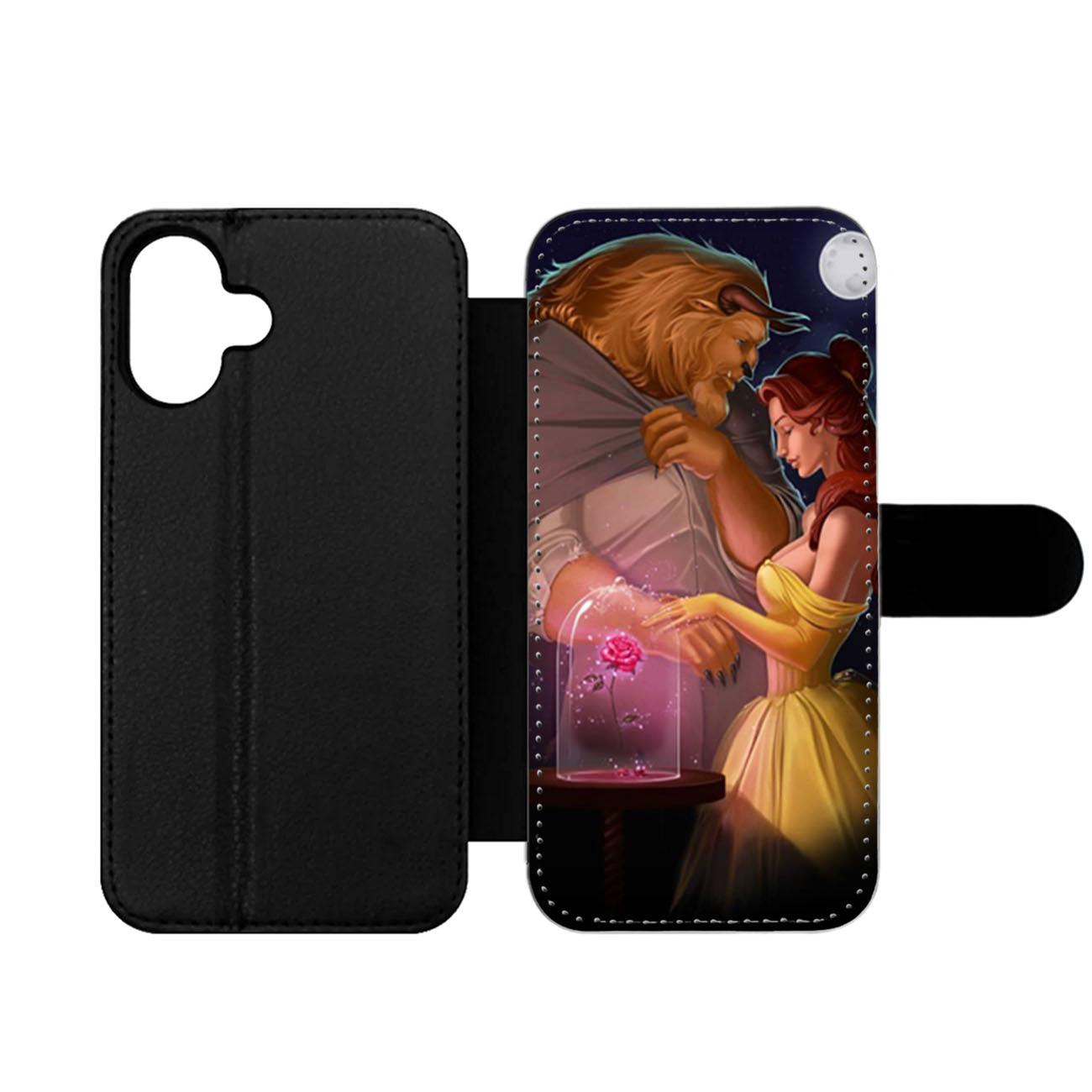Beauty and The Beast Poster Wallet iPhone Case