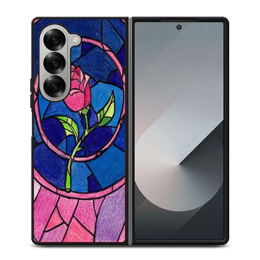 Beauty and The Beast Rose Samsung Z Fold 6 Case